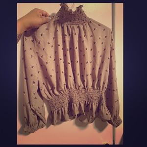 Long sleeve blouse